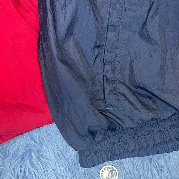 VINTAGE B.I Gear Half Zip Windbreaker Jacket Size Large Mens Blue Unisex Casual - Picture 6 of 15